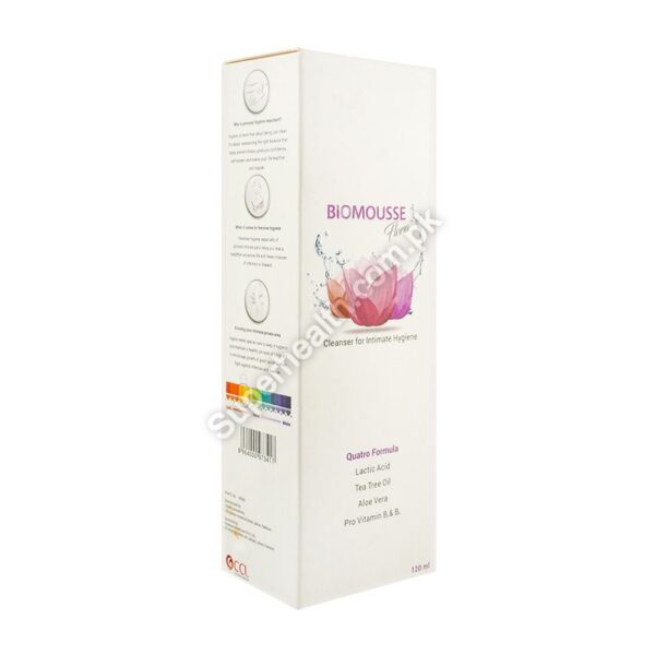 BIOMOUSSE FLORA GEL 120ML for Vaginal Heath - Image 4