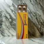 Everlong 60mg tablet, a white, round pill used to treat premature ejaculation. The tablet contains Dapoxetine as the active ingredient. Available at MedicineWalyDost.com.