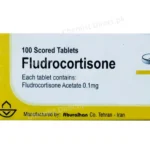 Fludocortison 0.1mg Tablet Imported original hormonal medicine for adrenal insufficiency and blood pressure balance available in Pakistan