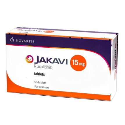 Jakavi 15mg Tablet (Ruxolitinib) original imported medicine used for myelofibrosis and polycythemia vera treatment, available at MedicineWalyDost.com