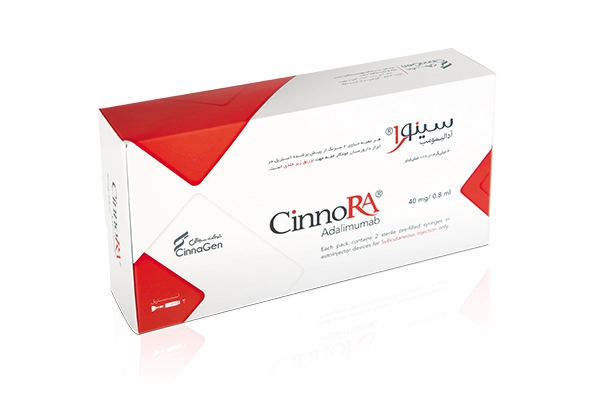 CinnoRA Injection Adalimumab 40mg 0.8ml imported original medicine available in Pakistan at MedicineWalyDost.com