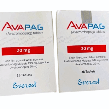 Avapag 20mg Tablet Avatrombopag original platelet medicine available in Pakistan at MedicineWalyDost.com