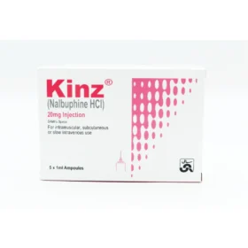 Kinz Injection 20mg Nalbuphine Hydrochloride – Original Painkiller & Sedative Injection Available at MedicineWalyDost.com