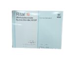 Ritalin 10mg tablet, a small round white pill with the imprint 'RITAL' on one side, used for the treatment of ADHD and narcolepsy.