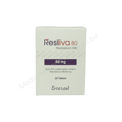 Resiliva 80mg Tablet Resmetirom original medicine available in Pakistan at MedicineWalyDost.com