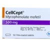 CellCept Tablet Roche Egypt – Mycophenolate Mofetil 500mg Immunosuppressant for Kidney, Liver, and Heart Transplant – Now Available at MedicineWalyDost.com