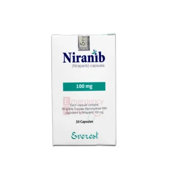 niranib niraparib 100mg - Niranib Niraparib Capsules 100mg 30 Capsules Everest Box