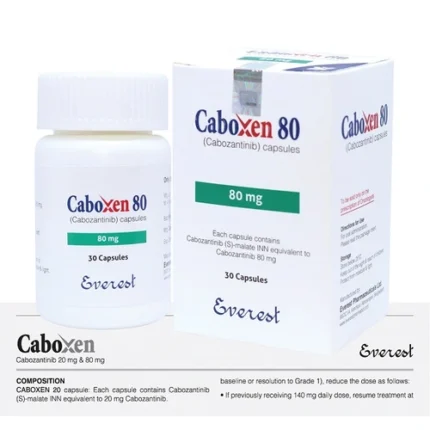 Caboxen 80mg Capsule Cabozantinib original cancer medicine available in Pakistan at MedicineWalyDost.com