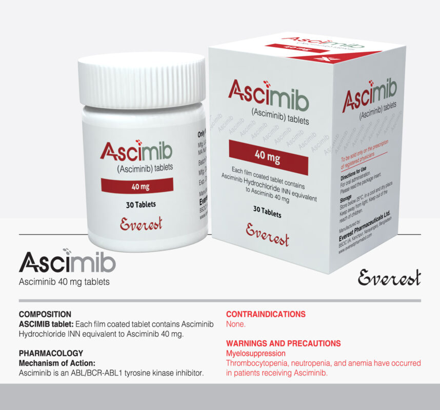 Ascimib 40mg Tablet Asciminib original leukemia medicine available in Pakistan at MedicineWalyDost.com
