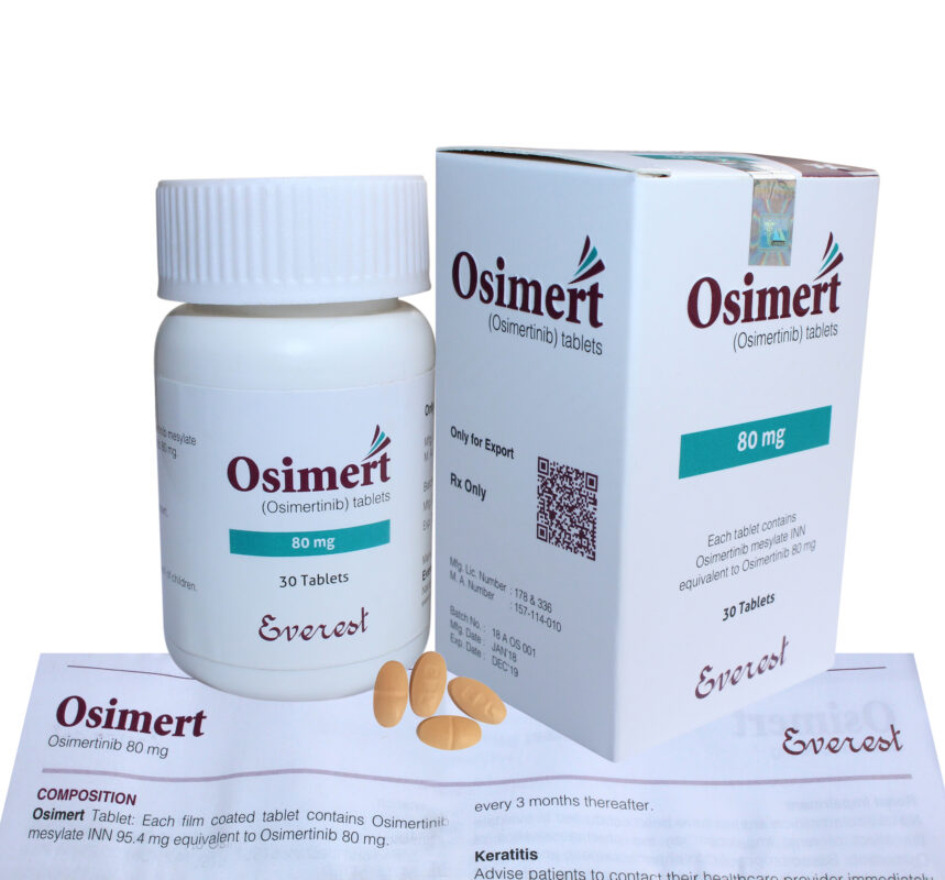 Osimert 80mg Tablet (Osimertinib) original lung cancer medicine in Pakistan available at MedicineWalyDost.com