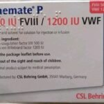 Haemate P 500 IU Injection imported from Germany original bleeding disorder medicine in Pakistan available at MedicineWalyDost.com