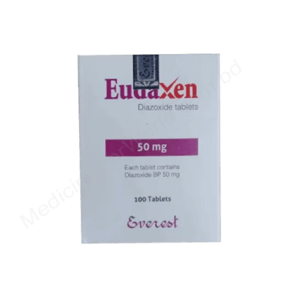 Eudaxen Tablet 50mg (Diazoxide) original medicine in Pakistan available at MedicineWalyDost.com