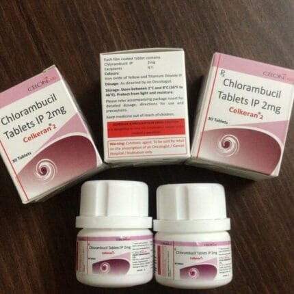 Celkeran 2mg Tablet (Chlorambucil) original chemotherapy medicine in Pakistan available at MedicineWalyDost.com
