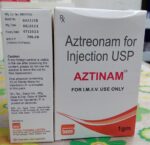 Aztinam Injection 1gm (Aztreonam) original antibiotic injection in Pakistan available at MedicineWalyDost.com