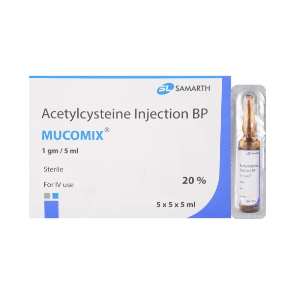 #MucomixInjection #Acetylcysteine20 #ParacetamolOverdoseAntidote #MucolyticInjection #BuyMucomixOnline #PakistanPharmacy #MedicineWalyDost #RespiratorySupport