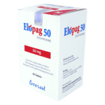 Elopag 50mg Tablet (Eltrombopag) original platelet boosting medicine in Pakistan available at MedicineWalyDost.com