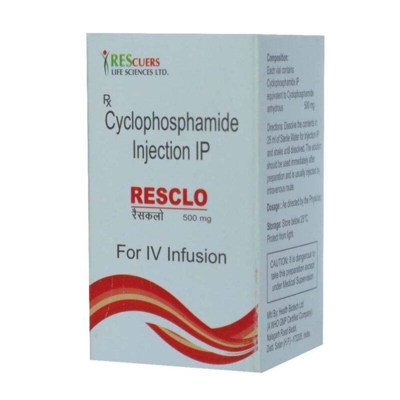 Resclo Injection (Cyclophosphamide) original chemotherapy medicine in Pakistan available at MedicineWalyDost.com