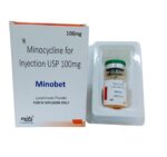 Minobet Injection 100mg (Minocycline) original antibiotic injection in Pakistan available at MedicineWalyDost.com