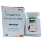 Minobet Injection 100mg (Minocycline) original antibiotic injection in Pakistan available at MedicineWalyDost.com