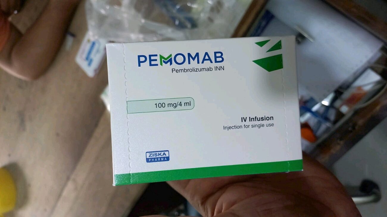 Pemomab Injection 100mg/4ml (Pembrolizumab) original immunotherapy cancer medicine in Pakistan available at MedicineWalyDost.com