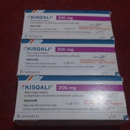 Kisqali 200mg Tablet (Ribociclib) original imported breast cancer medicine used for HR-positive HER2-negative cancer treatment, available at MedicineWalyDost.com