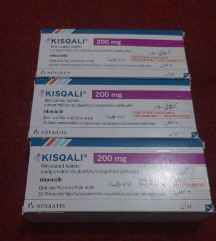Kisqali 200mg Tablet (Ribociclib) original imported breast cancer medicine used for HR-positive HER2-negative cancer treatment, available at MedicineWalyDost.com