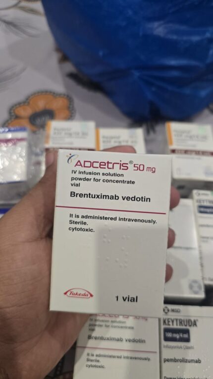 Adcitris 50mg Injection (Brentuximab) imported original cancer medicine in Pakistan available at MedicineWalyDost.com