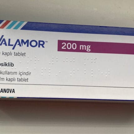Valamor 200 mg Tablet (Ribociclib) breast cancer medicine packaging