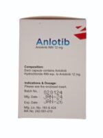 Anlotib 12mg Capsule (Anlotinib) original cancer medicine in Pakistan available at MedicineWalyDost.com