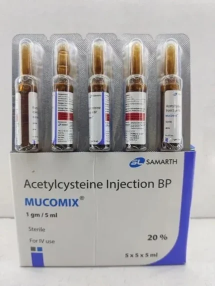 #MucomixInjection #Acetylcysteine20 #ParacetamolOverdoseAntidote #MucolyticInjection #BuyMucomixOnline #PakistanPharmacy #MedicineWalyDost #RespiratorySupport
