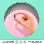 Nutrifactor Glucofactor supplement bottle for blood sugar support in Pakistan.