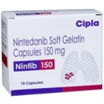 Nintib 150mg Capsule (Nintedanib) by Cipla for IPF and Lung Cancer – available online in Pakistan.