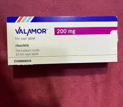 Valamor 200 mg Tablet Ribociclib breast cancer medicine packaging