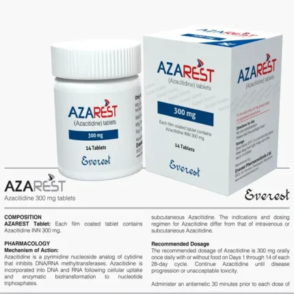 Azarest 300mg Tablet (Azacitidine) 14s by Everest Pharma