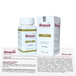 Ibruxen (Ibrutinib) 140mg Capsule pack for treatment of leukemia and lymphoma – targeted therapy available in Pakistan with online order option.
