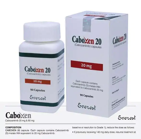 Caboxen 20mg Capsule Cabozantinib oral targeted therapy for advanced kidney, liver, and thyroid cancer