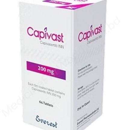 Capivast 200mg Tablet (Capivasertib) original imported anti-cancer medicine used for advanced breast cancer treatment in Pakistan