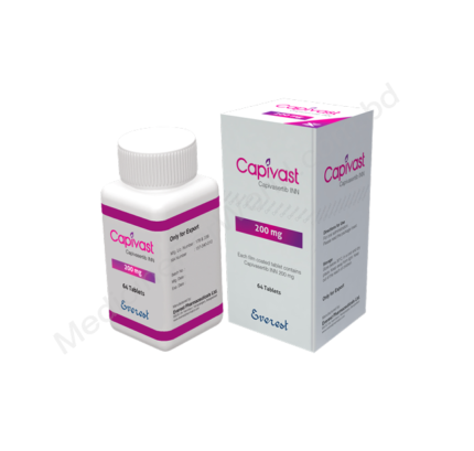 Capivast 200mg Tablet (Capivasertib) original imported anti-cancer medicine used for advanced breast cancer treatment in Pakistan