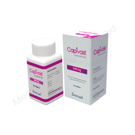 Capivast 200mg Tablet (Capivasertib) original imported anti-cancer medicine used for advanced breast cancer treatment in Pakistan