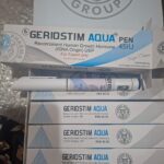 Geriostim Aqua Pen 45IU HGH Somatropin injection for growth hormone deficiency, ready-to-use prefilled pen for children and adults