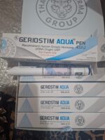 Geriostim Aqua Pen 45IU HGH Somatropin injection for growth hormone deficiency, ready-to-use prefilled pen for children and adults