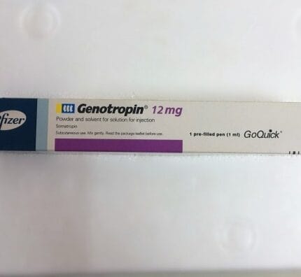 Genotropin 12mg GoQuick Pen 36IU Somatropin human growth hormone injection for growth hormone deficiency in children and adults