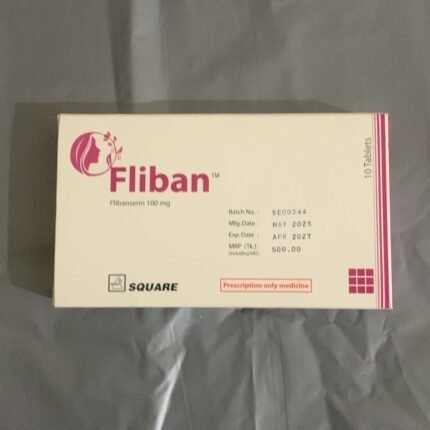 Fliban™ (Flibanserin 100 mg) packaging for female sexual desire disorder treatment in Pakistan