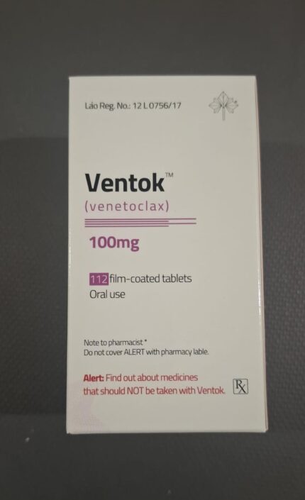 Ventok 100mg Tablet Venetoclax 120 tablets pack for leukemia treatment in Pakistan #Venetoclax #VentokTablet #BloodCancerTreatment #LeukemiaMedicine #OnlinePharmacyPakistan