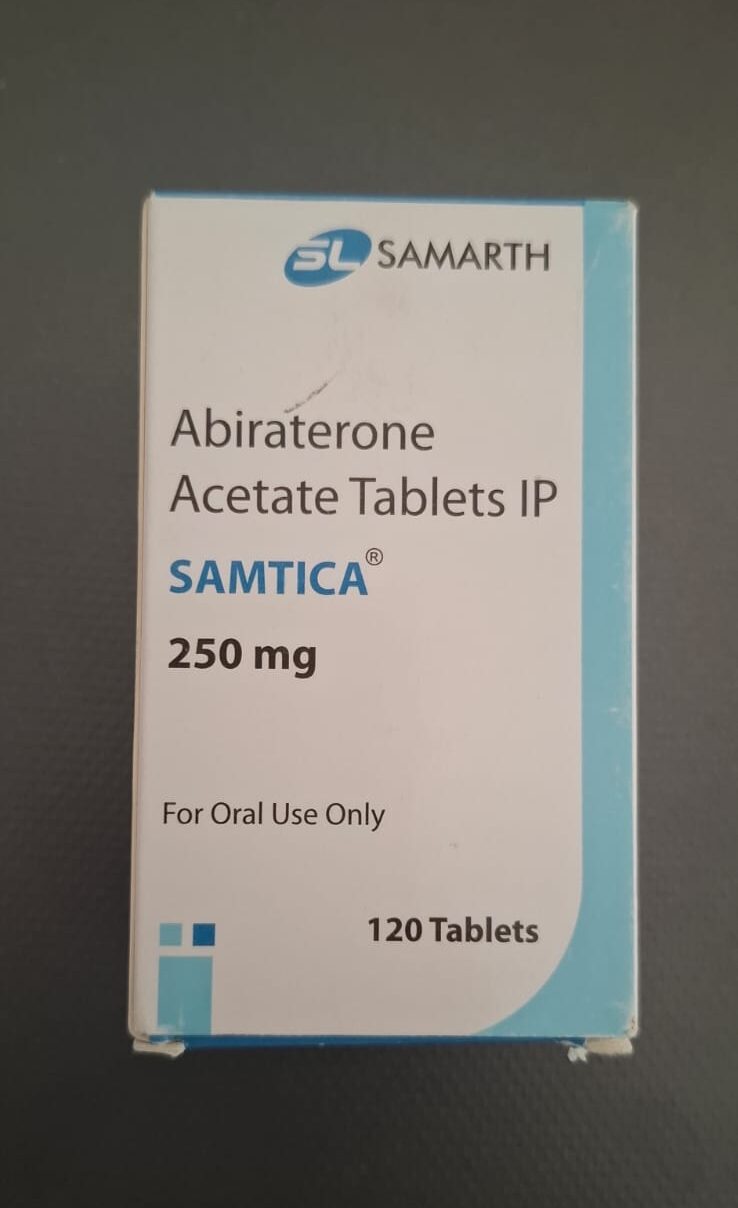 Samtica 250mg Tablet Abiraterone Acetate for prostate cancer treatment in Pakistan #Abiraterone #SamticaTablet #ProstateCancerTreatment #CancerMedicinePakistan #OnlinePharmacyPakistan