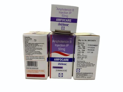 Amfocare Injection 50mg Amphotericin B vial for severe fungal infection treatment in Pakistan #AmphotericinB #AmfocareInjection #AntifungalTreatment #Mucormycosis #OnlinePharmacyPakistan
