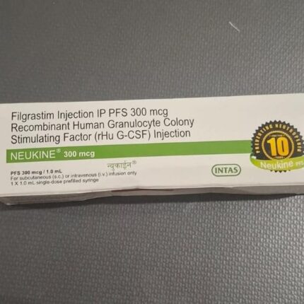Filgrastim Injection 300mcg G-CSF medicine used to increase white blood cell count in chemotherapy patients