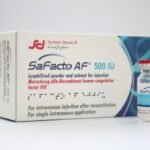 Safacto AF Injection 500IU Recombinant Factor VIII by Saman Daroo 8 for Hemophilia A treatment in Pakistan