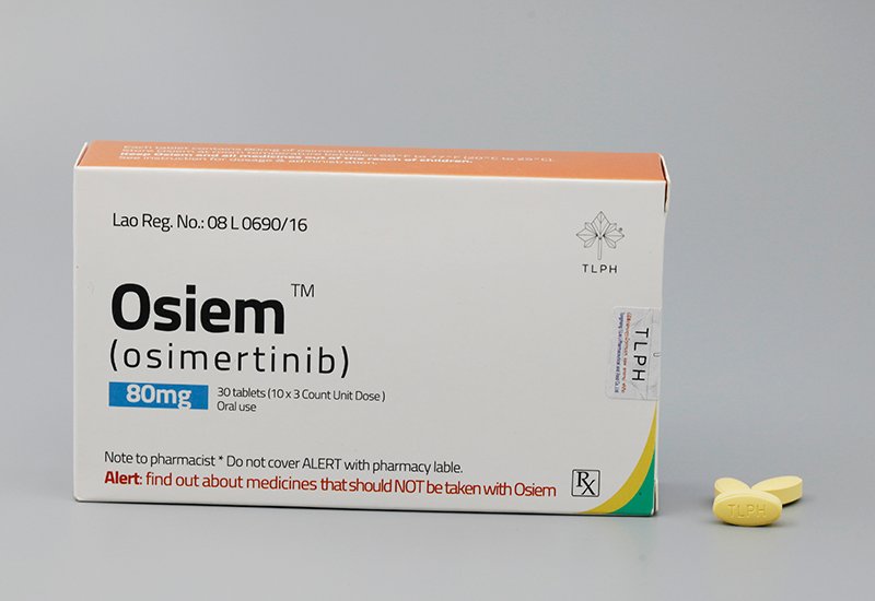 Osiem 80mg Tablet Osimertinib targeted therapy lung cancer medicine pack Osiem 80mg Tablet Osimertinib targeted therapy lung cancer medicine pack