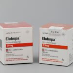 Elobopa 25mg Tablet Eltrombopag 28 tablets pack by TLPH Tongmeng Lao Pharmaceutical for low platelet count treatment